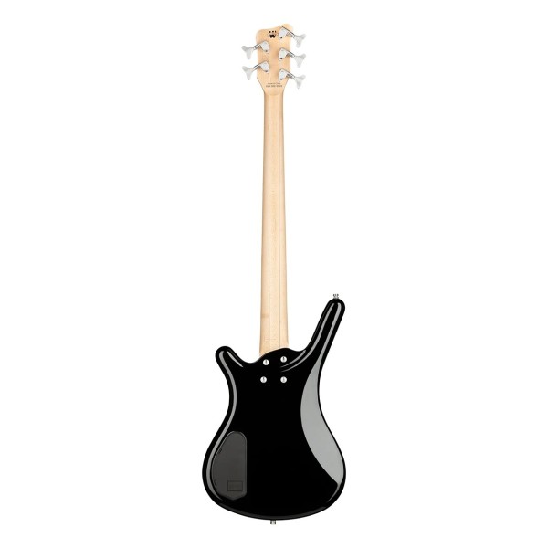 Warwick RockBass Corvette $$ 5 String Bass, Solid Black High Polish