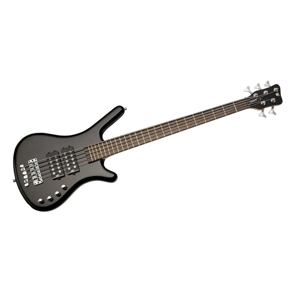Warwick RockBass Corvette $$ 5 String Bass, Solid Black High Polish