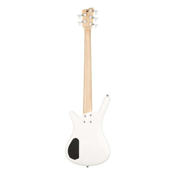 Warwick RockBass Corvette $$ 5 String Bass, Solid White High Polish