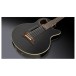 Warwick RockBass Alien Deluxe Hybrid Thinline 5 String Acoustic Bass, Solid Black
