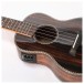Snail UKT-E598EQ Tenor Ebony Electro Acoustic Ukulele - body