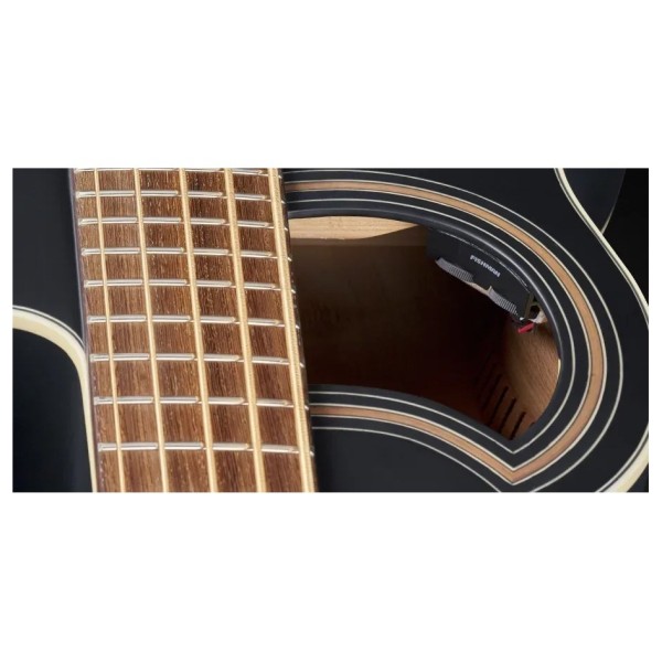 Warwick RockBass Alien Standard 5 String Acoustic Bass, Solid Black