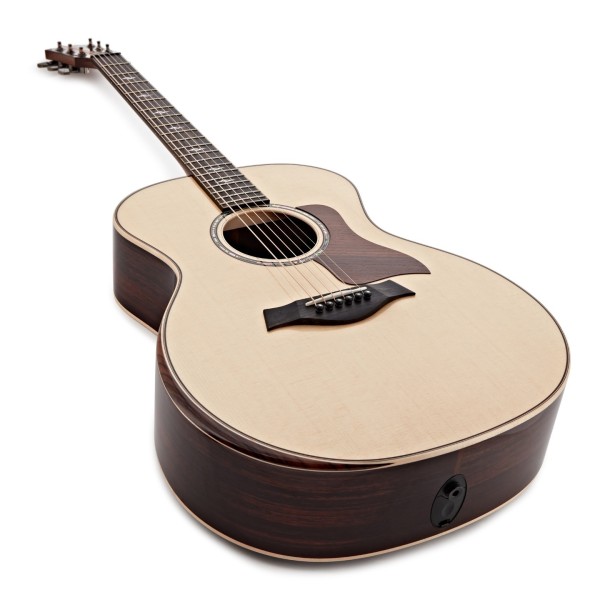 Taylor 814e Grand Auditorium, V-Class Natural - angled shot