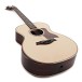 Taylor 814e Grand Auditorium, V-Class Natural - angled shot