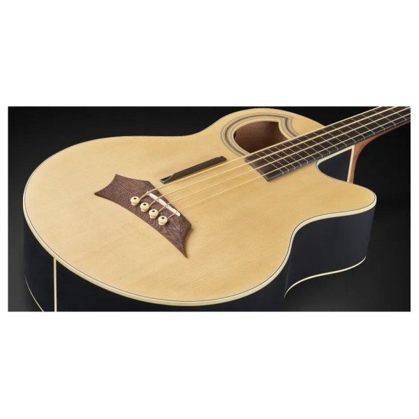 Warwick RockBass Alien Standard Fretless Acoustic Bass, Natural