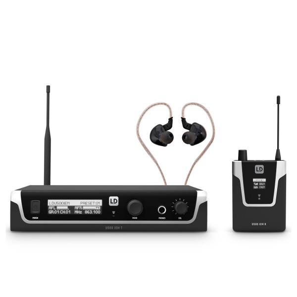 LD Systems U508 In-Ear Monitoring Bundle
