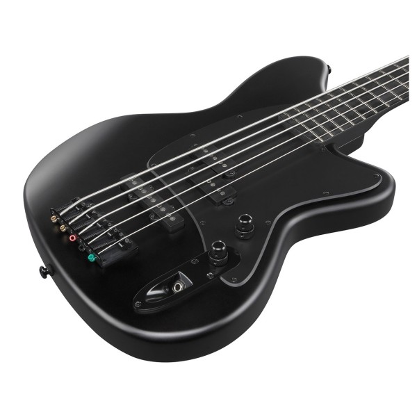 Ibanez TMB425B Talman 5 String, Black Flat  - controls