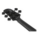 Ibanez TMB425B Talman 5 String, Black Flat - headstock back 