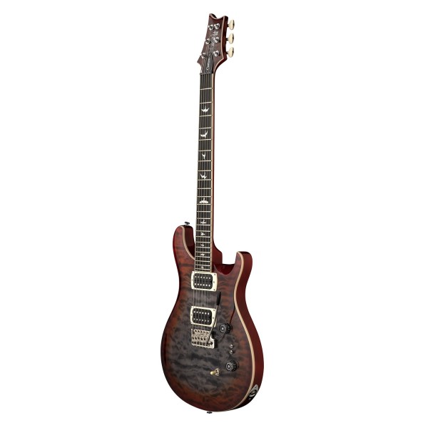 PRS SE Custom 24-08 Quilt, Charcoal Cherry Burst (2026) - side