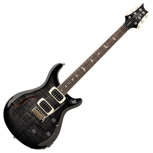 PRS SE Custom 24 Semi-Hollow Piezo, Charcoal Burst (2026) at
