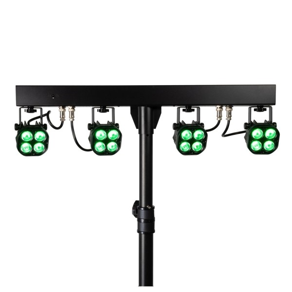 Equinox MicroPar Bar Quad System, Bright Green