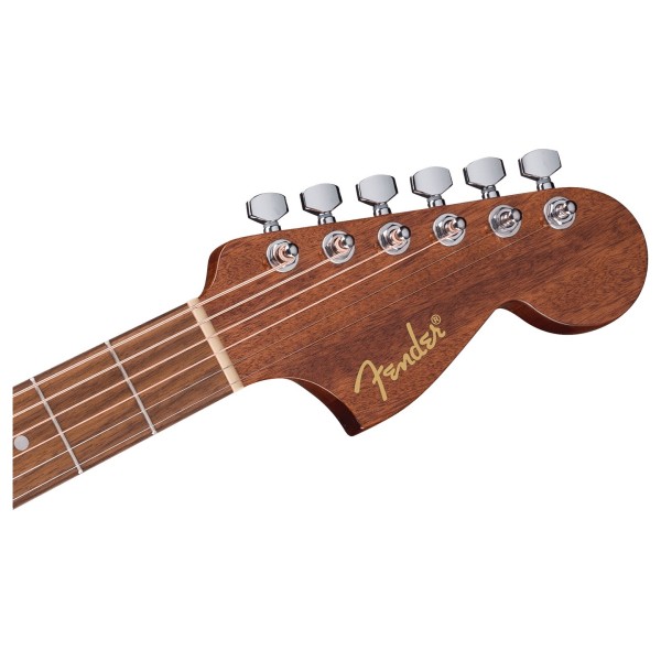 Fender California Standard Monterey Electroacoustic with Accessory Pack Builder - headstock