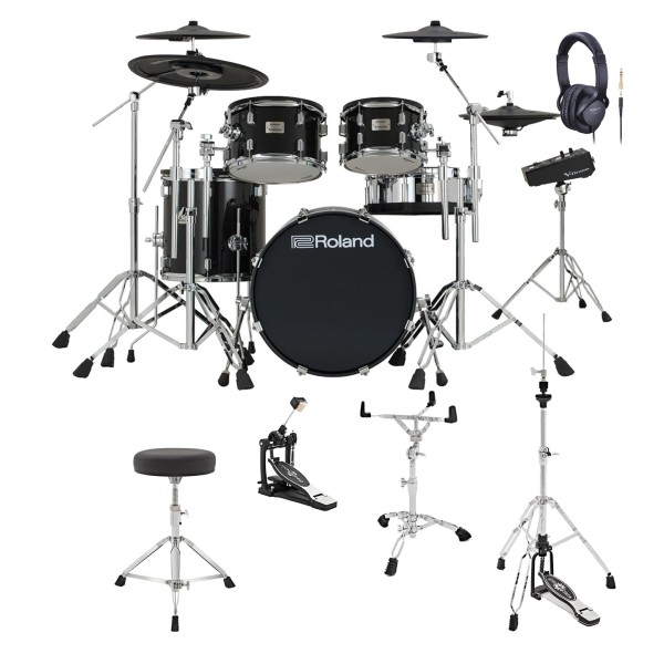 Roland VAD516 V-Drums Acoustic Design Electronic Drum Kit with Accessory Pack