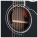Gibson Songwriter Cutaway Custom, Ebony - soundhole