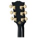 Gibson Songwriter Cutaway Custom, Ebony - back of headstock