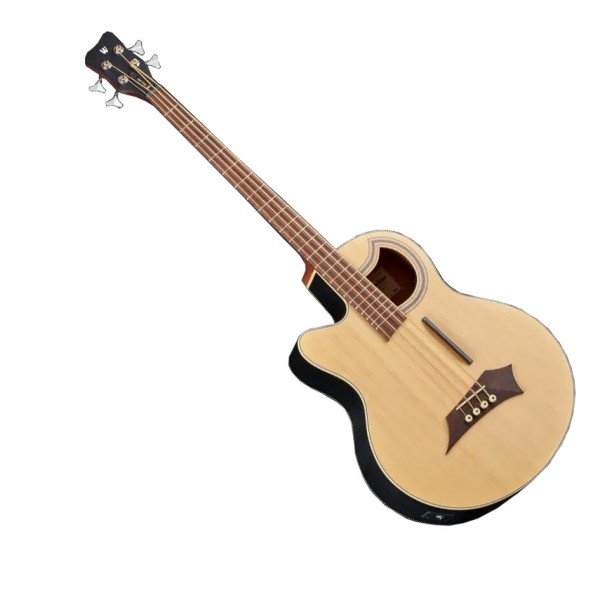 Warwick RockBass Alien Standard Left Handed Acoustic Bass, Natural