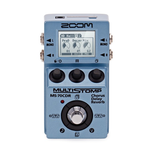 ギター ZOOM MS-70CDR+ MULTISTOMP MS-70CDR+ MultiStomp for Guitarists | Buy Now | ZOOM