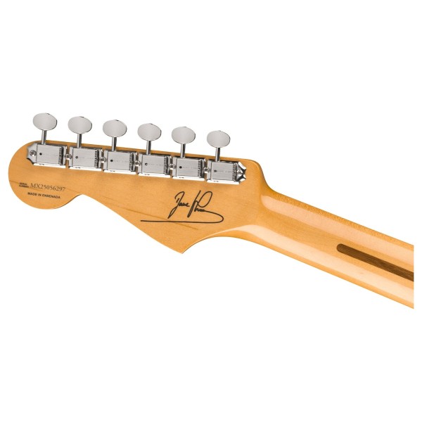 Fender Limited Edition 50th Anniversary Dave Murray Stratocaster RW, Black - back of headstock