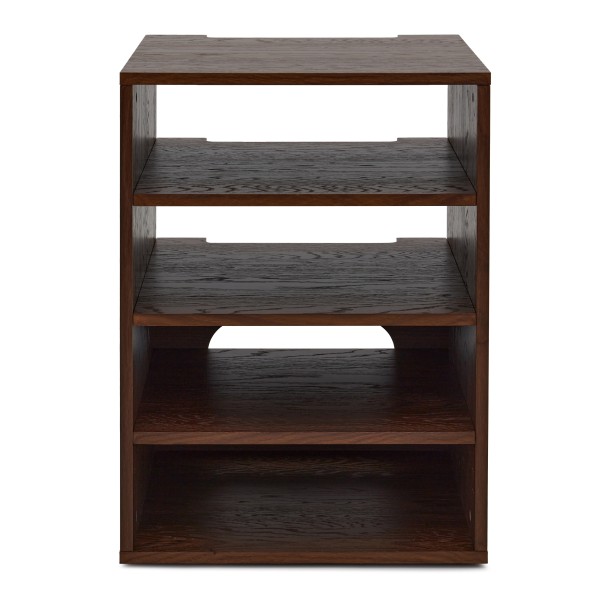 AVCOM Hifi Cabinet 4 Shelf, Walnut