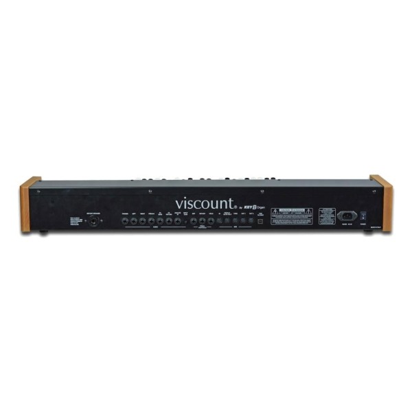 Viscount Legend Solo Portable Organ - Back/Connections