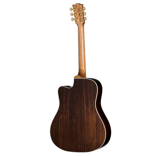 Gibson Hummingbird Standard Rosewood EC, Rosewood Burst - back 