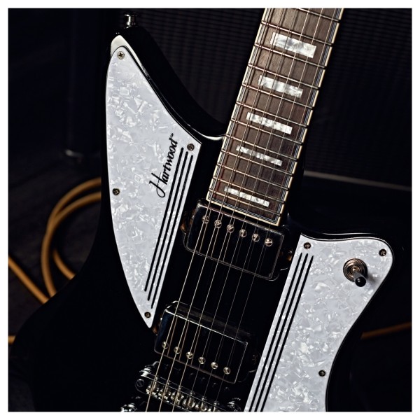 Hartwood Charger Electric Guitar, Jet Black