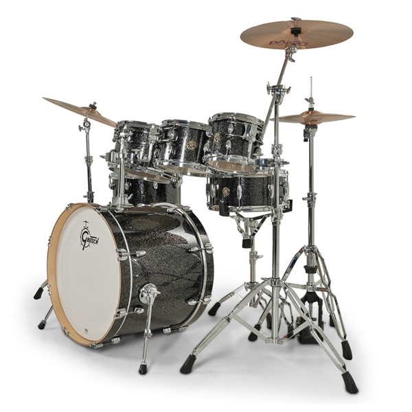 Gretsch Catalina Maple 22" 7pc Shell Pack, Black Stardust