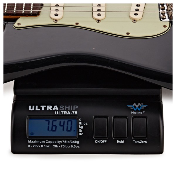 Fender Custom Shop 1960 Stratocaster Journeyman Relic, Aged Black - weight
