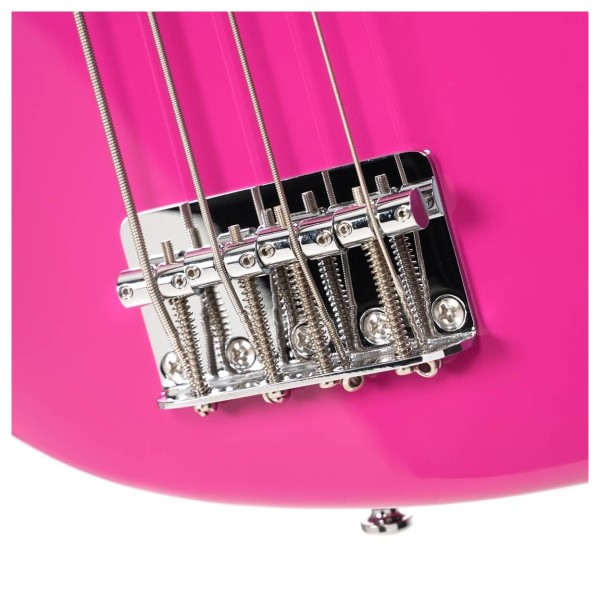 Cort GB Short Scale Bass, Fandango Purple - bridge