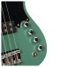Cort GB Short Scale Bass, Forest Green - controls
