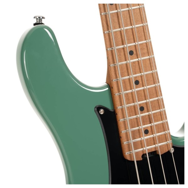Cort GB Short Scale Bass, Forest Green - neck joint