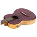 Flight Songbird Tenor Slimline Electro Ukulele, Solid Flamed Maple - side sound port