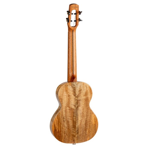 Flight Songbird Tenor Slimline Electro Ukulele, Solid Flamed Maple - back