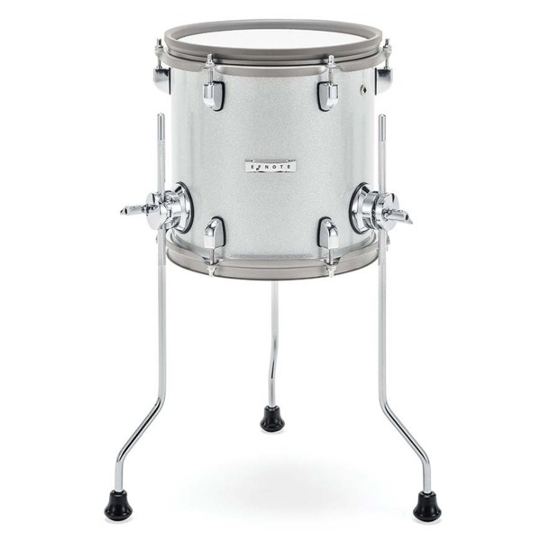 Ef-Note Mini 10" x 10" Tom Pad, White Sparkle