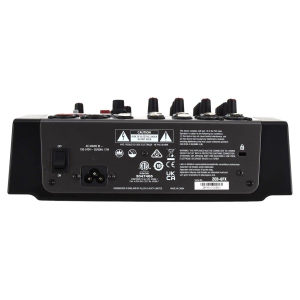 Allen & Heath ZED-6FX Compact Mixer - Secondhand at Gear4music