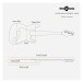 Fitted ABS Electric Guitar Case by Gear4music