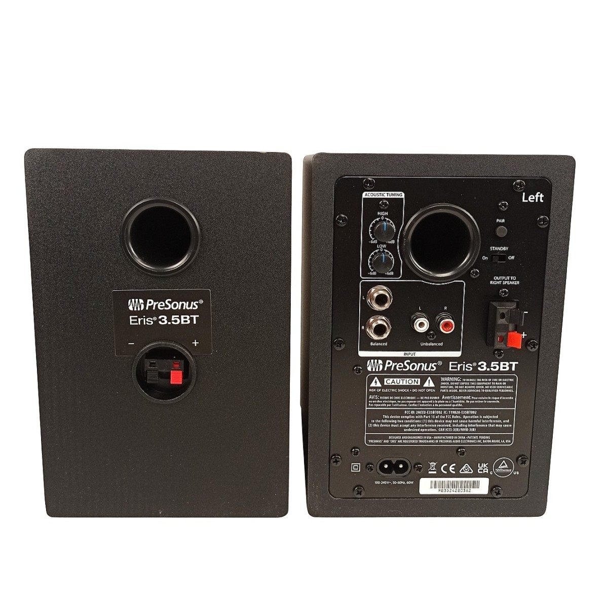 PreSonus Eris 5BT 2nd Gen Studio Monitors Pair Secondhand Gear4music presonus-eris-5bt-2nd-gen-studio-monitors-pair-secondhand-gear4music