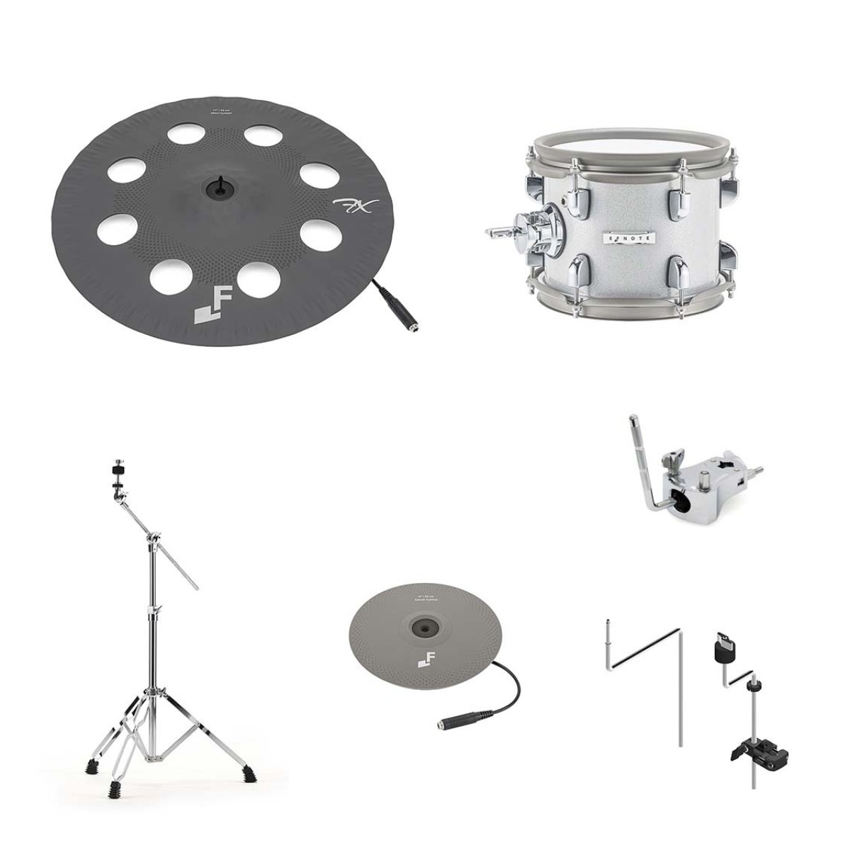 Ef-Note 5/7 Electronic Drum Kit Expansion Pack 2 White Sparkle
