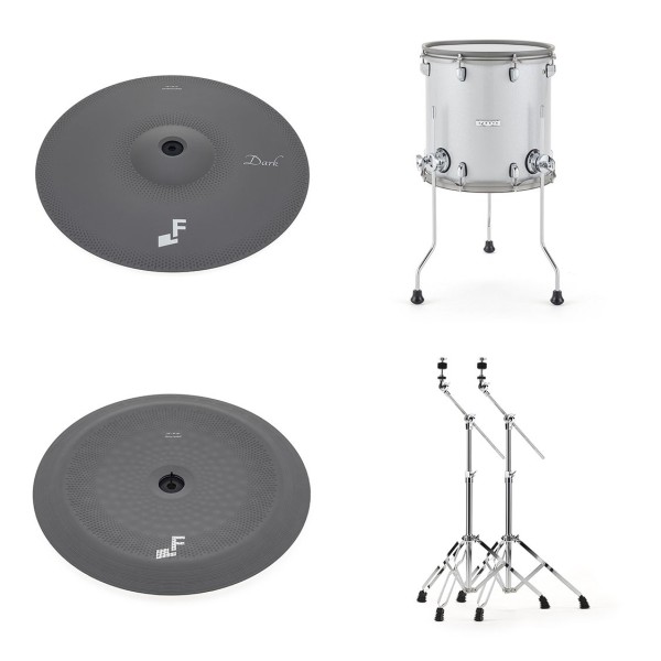 Ef-Note 5/7 Electronic Drum Kit Expansion Pack 3, White Sparkle