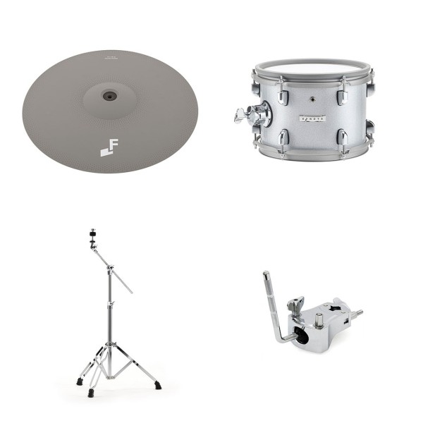 Ef-Note 7 Electronic Drum Kit Expansion Pack 1, White Sparkle