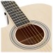 Single Cutaway Left Handed Acoustic Guitar by Gear4music, Natural