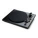 Pro-Ject A1.2 Fully Automatic Turntable, Black - Top, angled, felt mat on platter