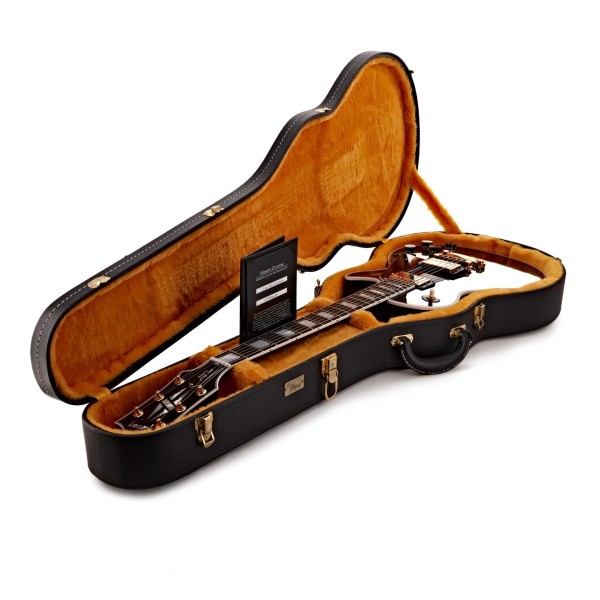 Gibson Custom Les Paul Custom, Ebony #404622 - in case