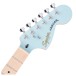 Squier FSR Affinity Jaguar MN, Daphne Blue, Headstock