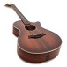 Taylor K22ce Electro Acoustic, Shaded Edgeburst #1204033121 - angled shot
