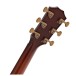 Taylor K22ce Electro Acoustic, Shaded Edgeburst #1204033121 - back of headstock