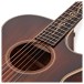 Taylor K22ce Electro Acoustic, Shaded Edgeburst #1204263095 - soundhole