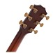 Taylor K22ce Electro Acoustic, Shaded Edgeburst #1204263095 - back of headstock