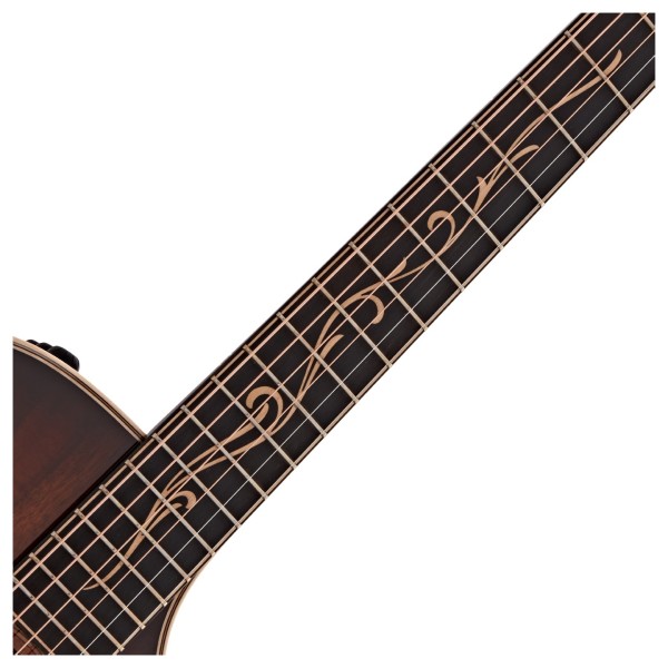Taylor K22ce Electro Acoustic, Shaded Edgeburst #1204263095 - fretboard