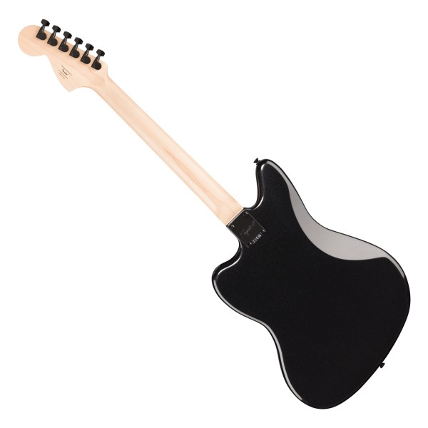 Squier FSR Affinity Jaguar, Metallic Black, Rear